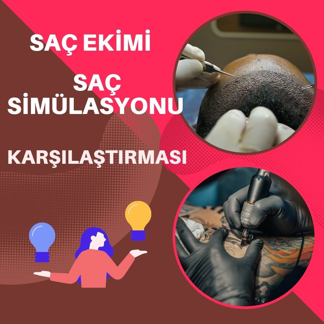 Saç Ekimi ve Saç Simülasyonu Karşılaştırması